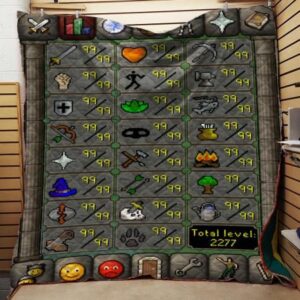 Osrs Skills Quilt Blanket  Quilt